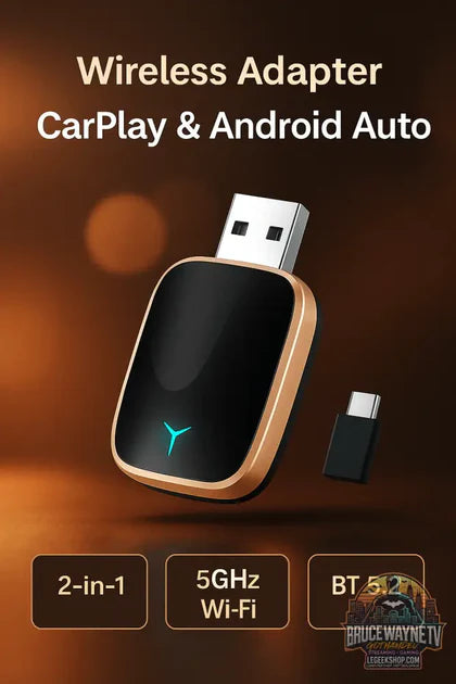 Guide d'achat : 🚗 Adaptateur Auto CarPlay & Android Auto Sans Fil | Plug & Play 🔄
