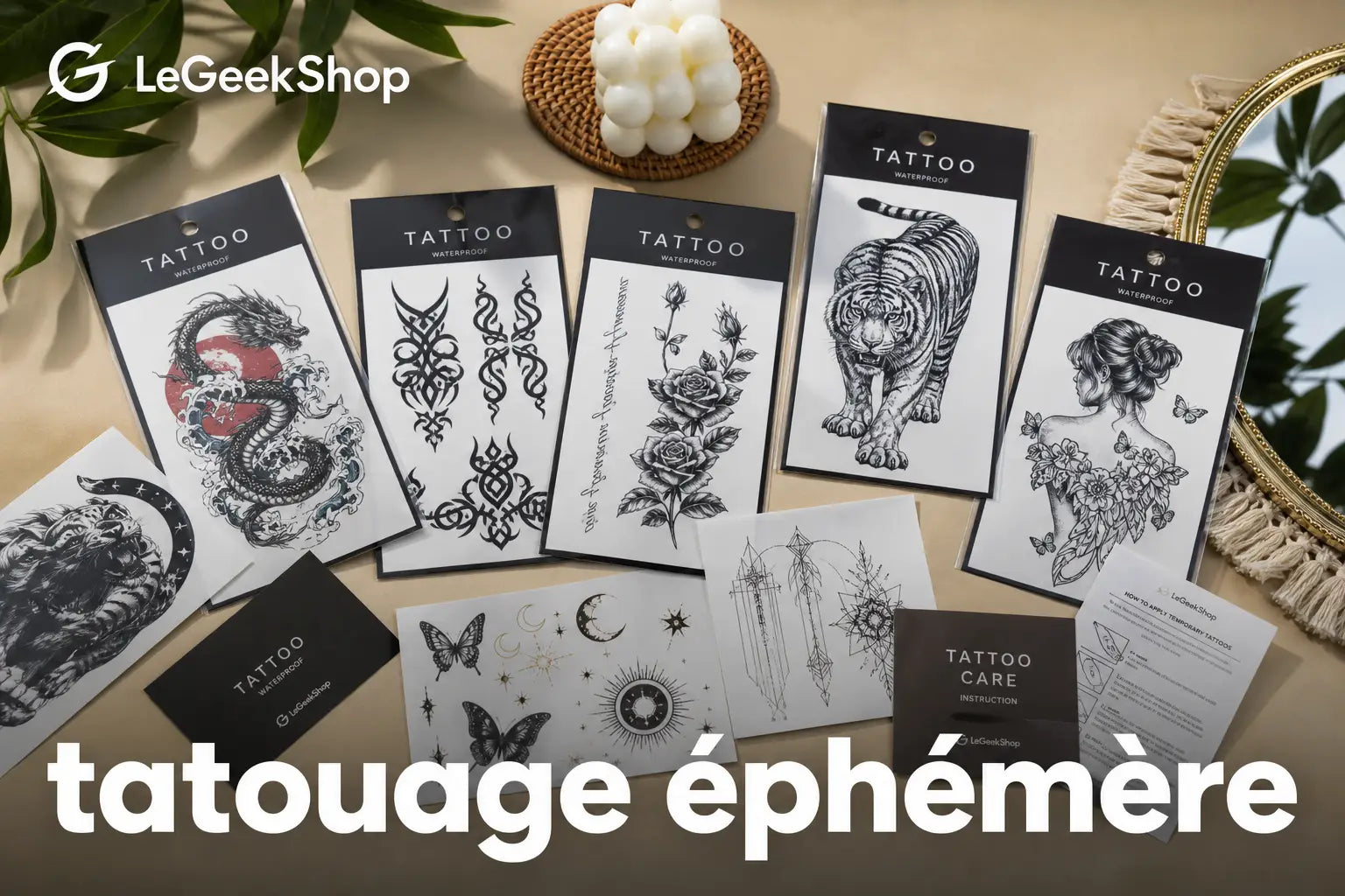 tatouage éphémère — LeGeekShop