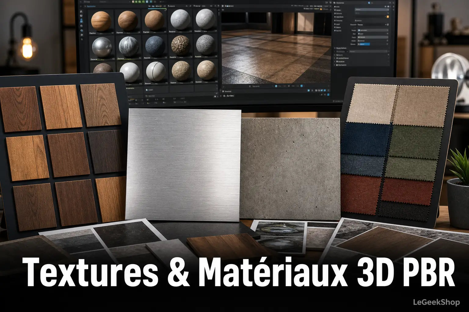 Textures & Matériaux – 3D, PBR, Haute Définition — LeGeekShop