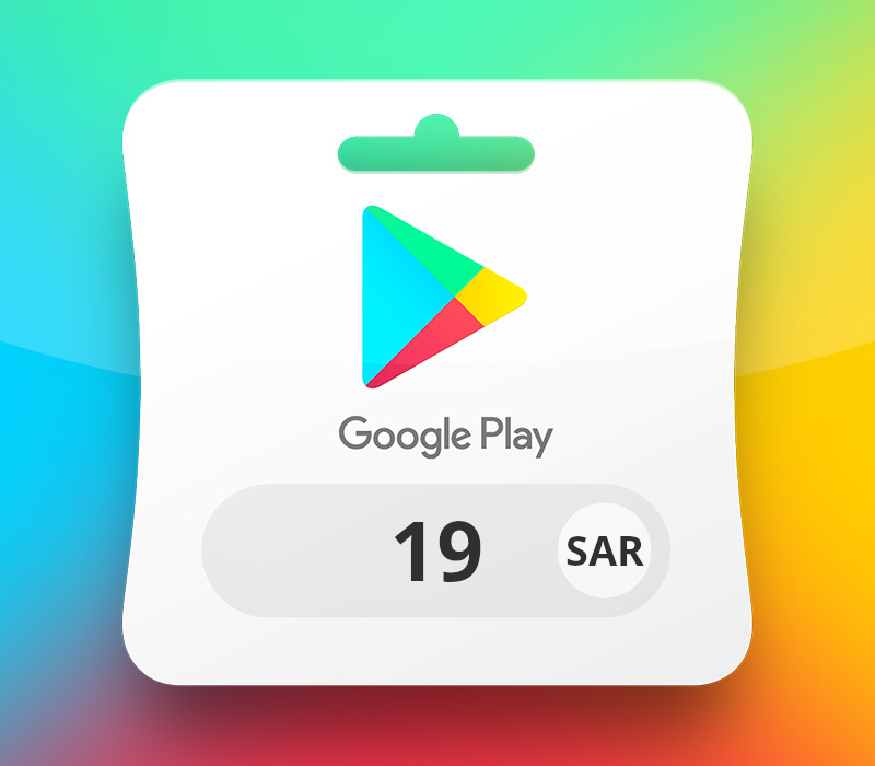 Google Play SAR 19 Gift Card SA