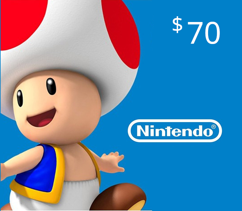 Nintendo eShop Prepaid Card USD 70 Key