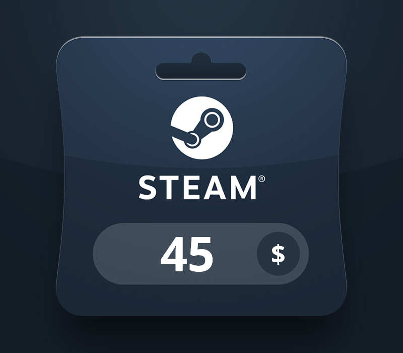 Steam Wallet USD 45 Gift Card BH