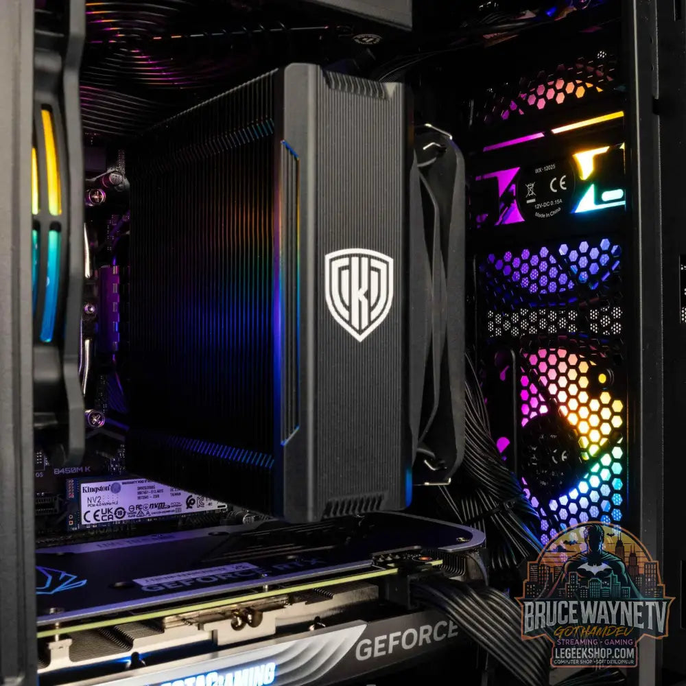 Gaming PC Black Thor - AMD Ryzen 7 5700X, RTX 4060 Ti 16GB - Legeekshop