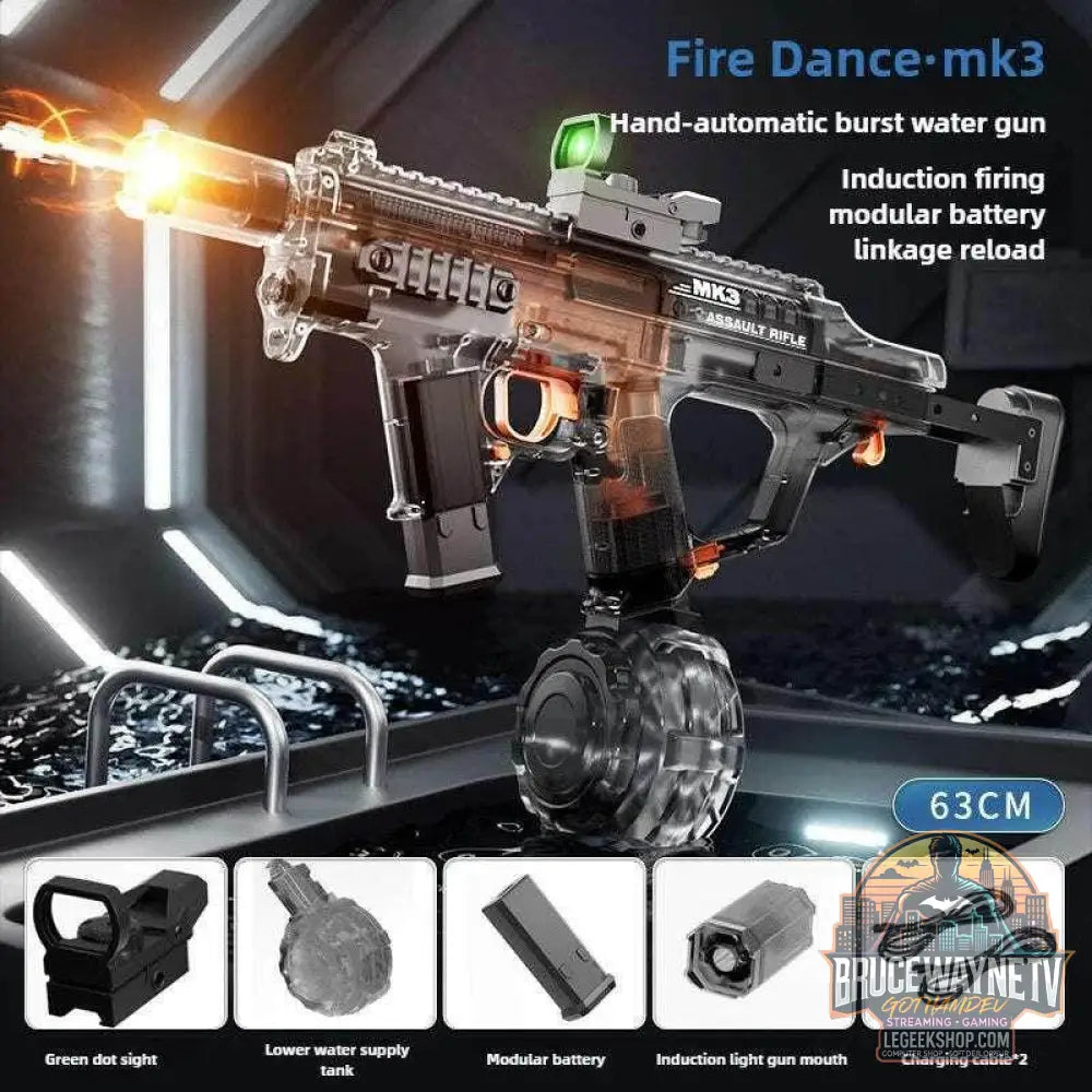 🔥 Pistolet à eau MK3 – Simulation tir de flammes & recharge automatique - Legeekshop