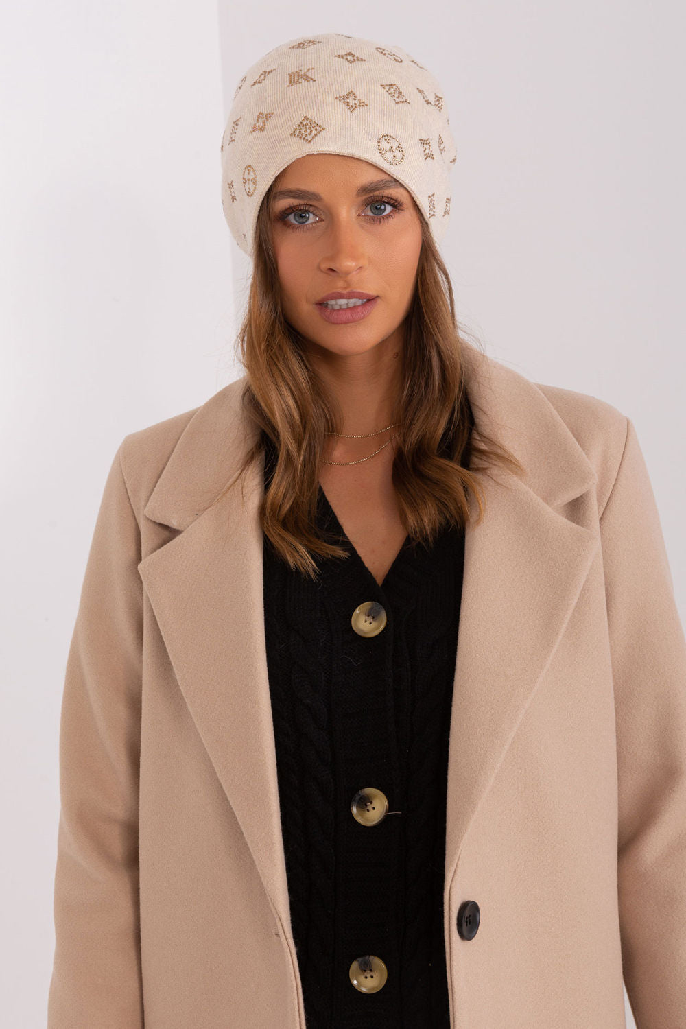 Bonnet femme AT — beige
