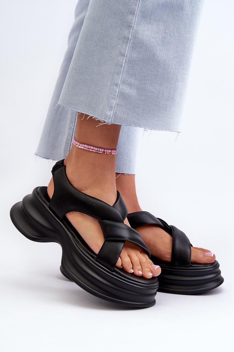 Sandales femme Step in style — noir