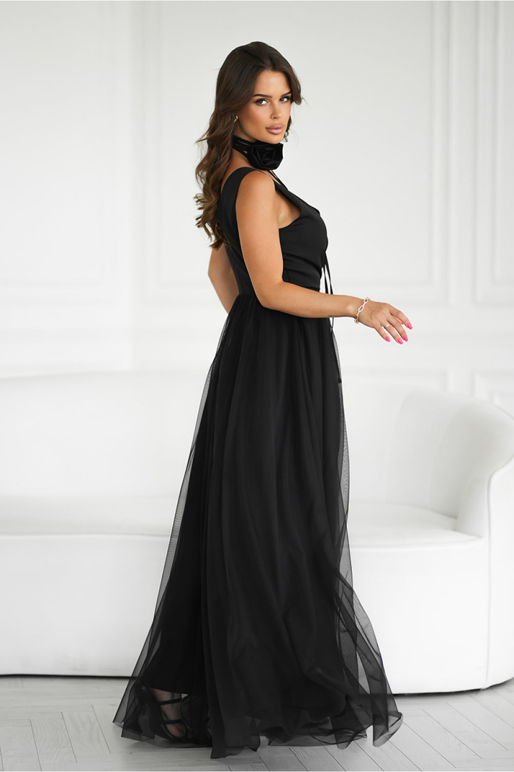 Robe femme Bicotone Longue Longue — noir