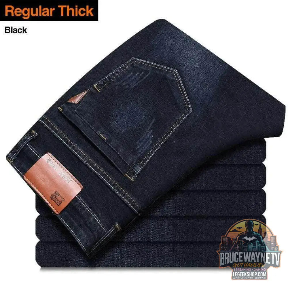Jean Slim Homme, Pantalon en Jean Extensible, Décontracté | Brother Wang | Wayne Outfitters - Legeekshop