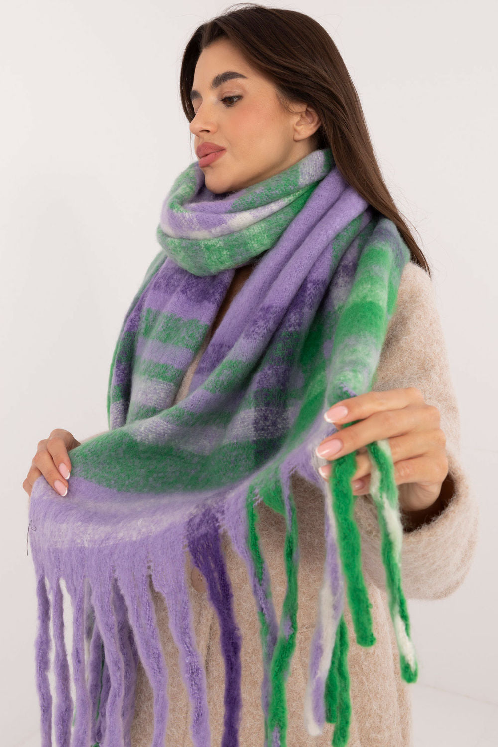 Châle femme AT — violet