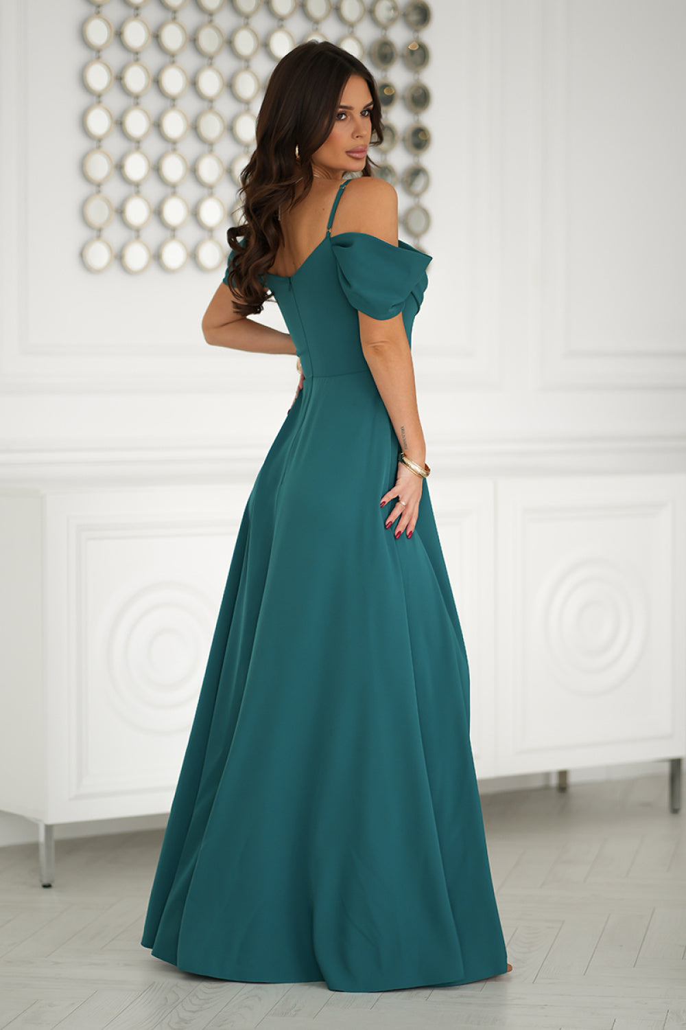 Robe femme Bicotone Longue Longue — vert
