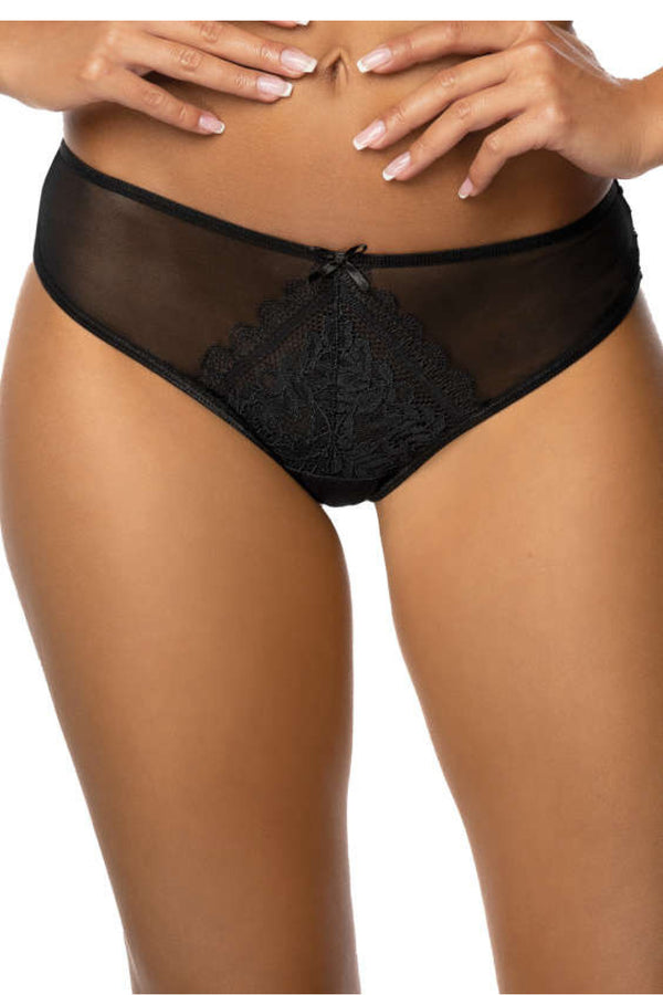 String femme Mat Strings Strings — noir