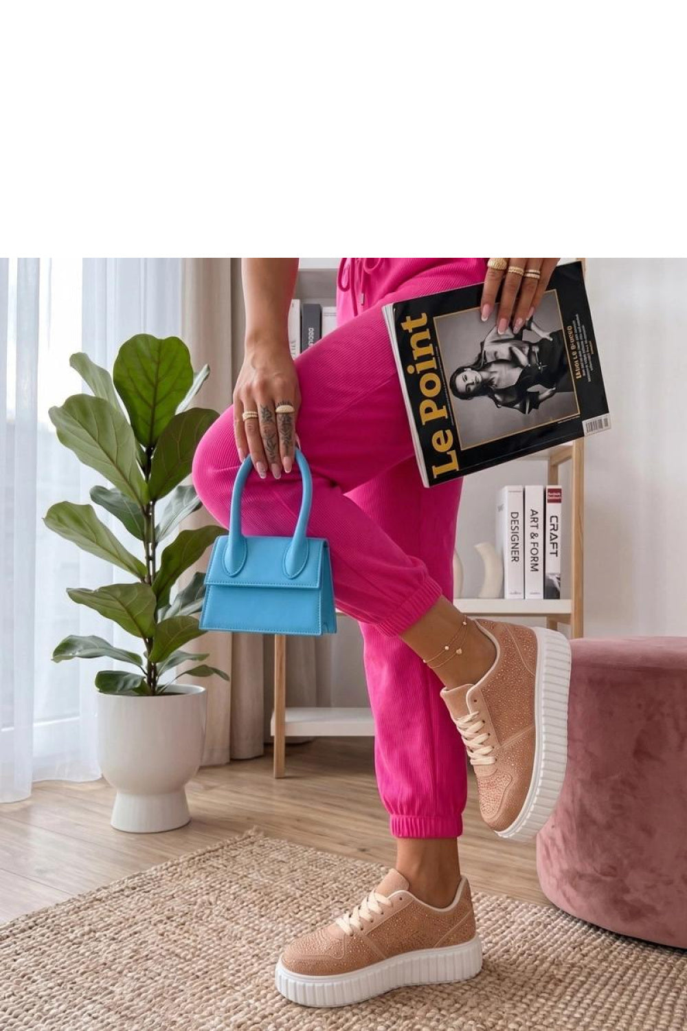 Baskets femme Solea À Plateforme À — beige