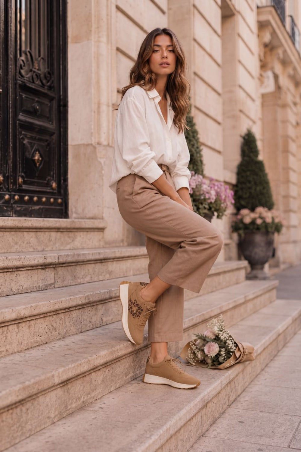 Baskets femme Step in style À Plateforme À — brun