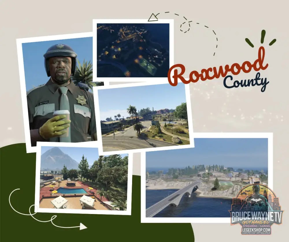 🗺️ Ticket to Roxwood v2 — mapping fivem, vue 7, LeGeekShop