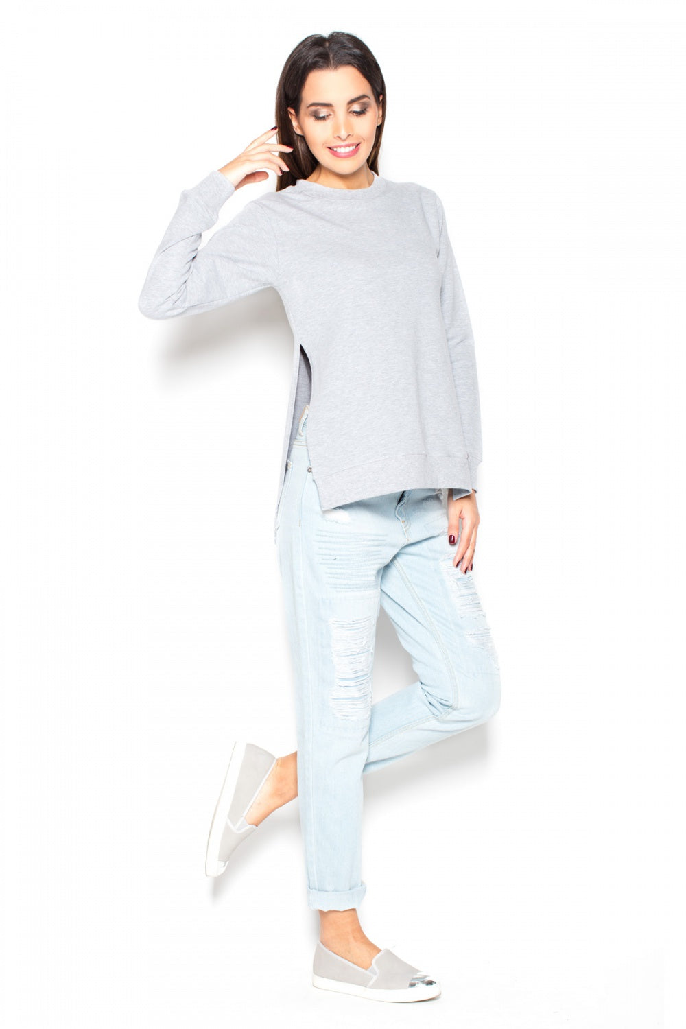 Blouse femme Katrus Chemisier Chemisier — gris