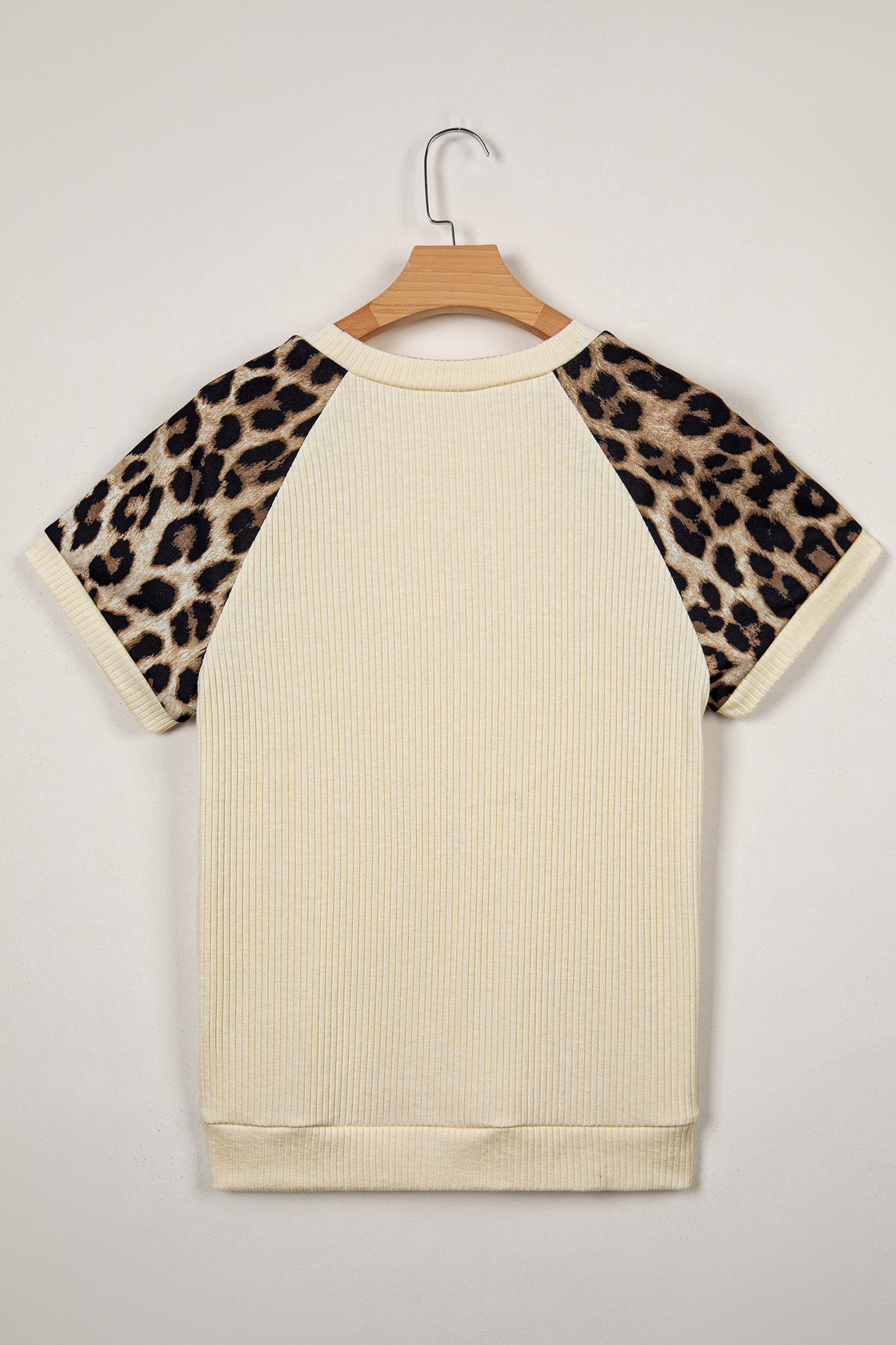 Apricot Ribbed Color Block — Tops/Tops & Tees, vue 3, LeGeekShop