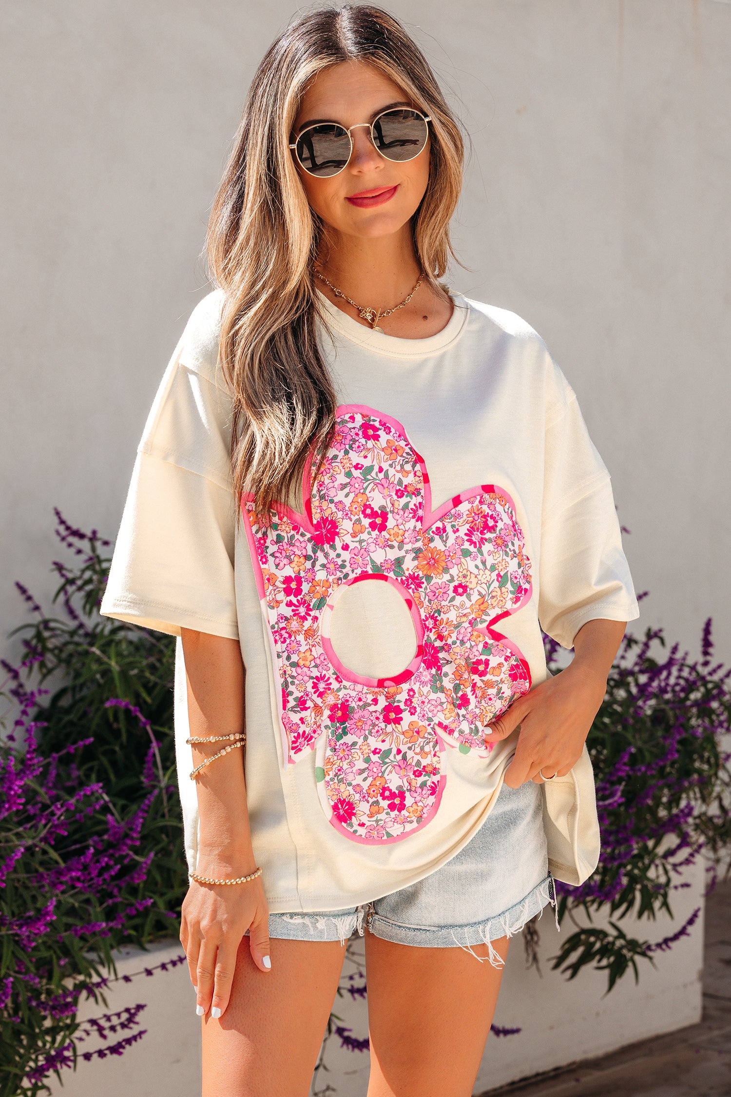 Jet Stream Floral Patched — Tops/Tops & Tees, vue 3, LeGeekShop