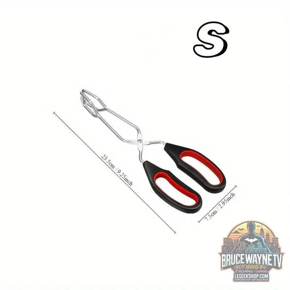🔥 Pince à Ciseaux BBQ – Métal Antidérapant | 3 Tailles Disponibles - Legeekshop