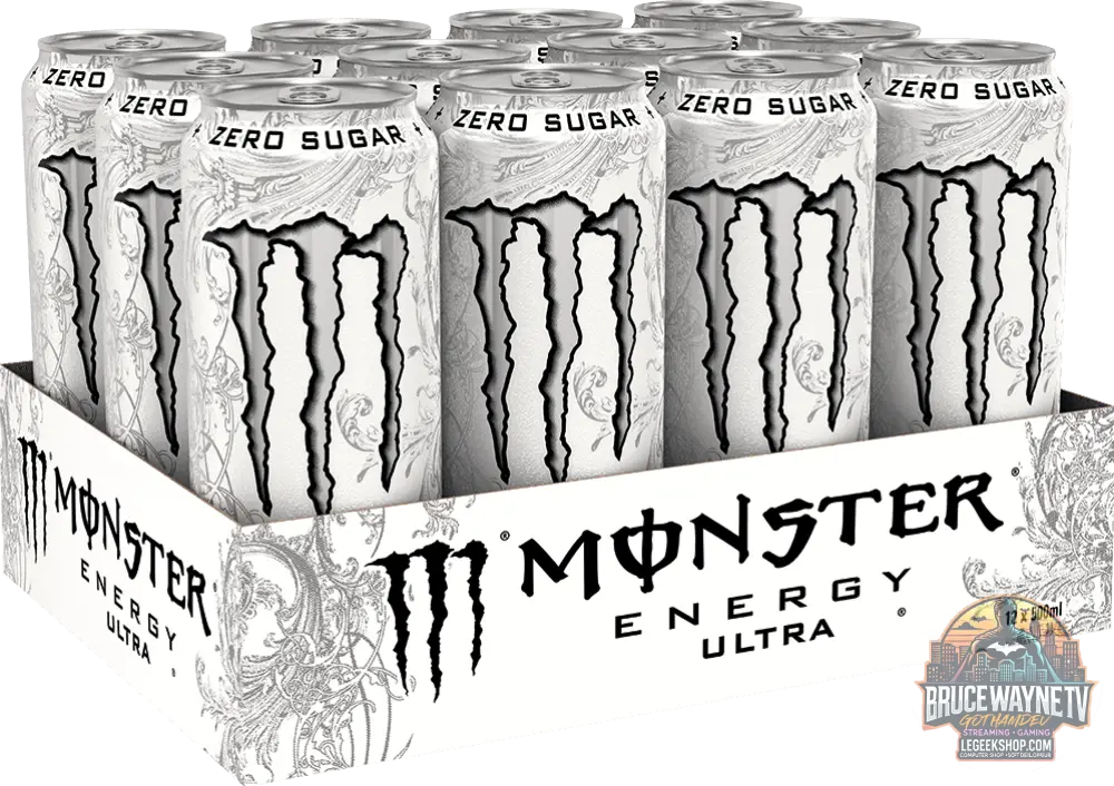 Monster Energy Ultra White (12 x 500 ml) ou à l'unité - Legeekshop