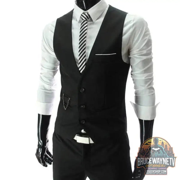 Gilet Homme Formelle et Décontracté | HANQIU | Mode Business & Casual | 2024 - Legeekshop