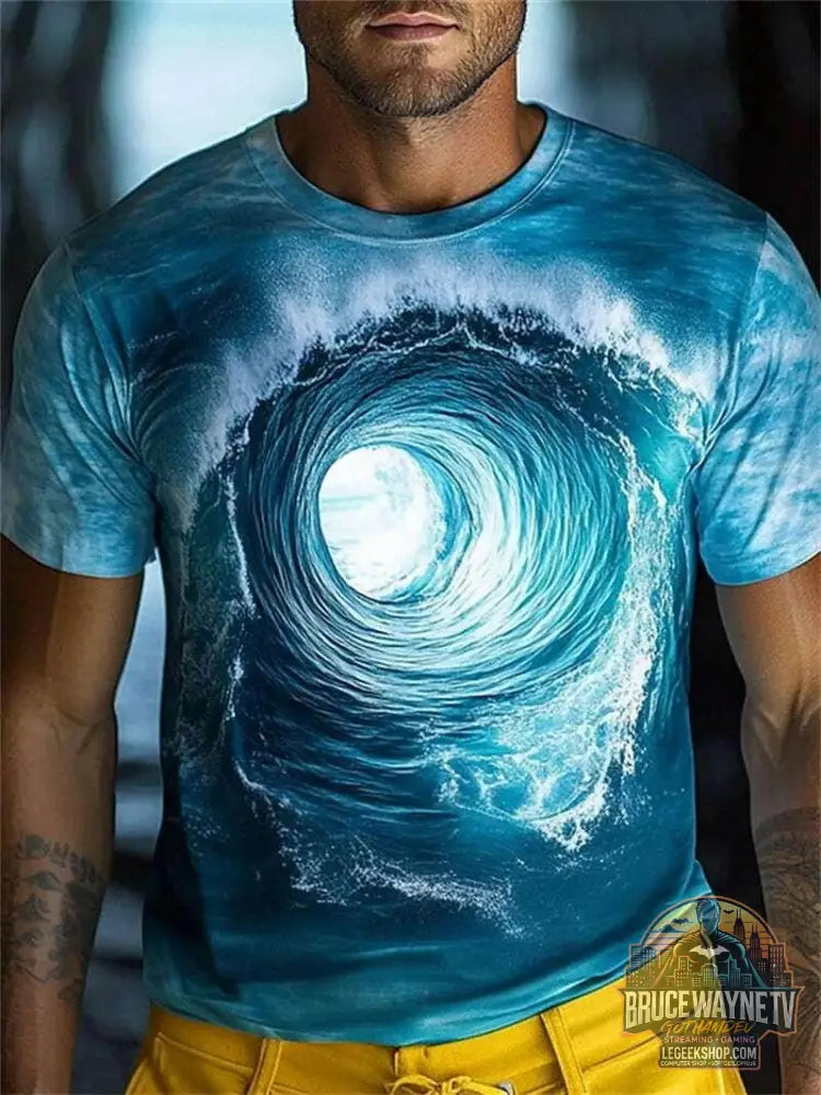 🧠 T-shirt Illusion d'Optique 3D – Art Visuel et Style Harajuku - Legeekshop