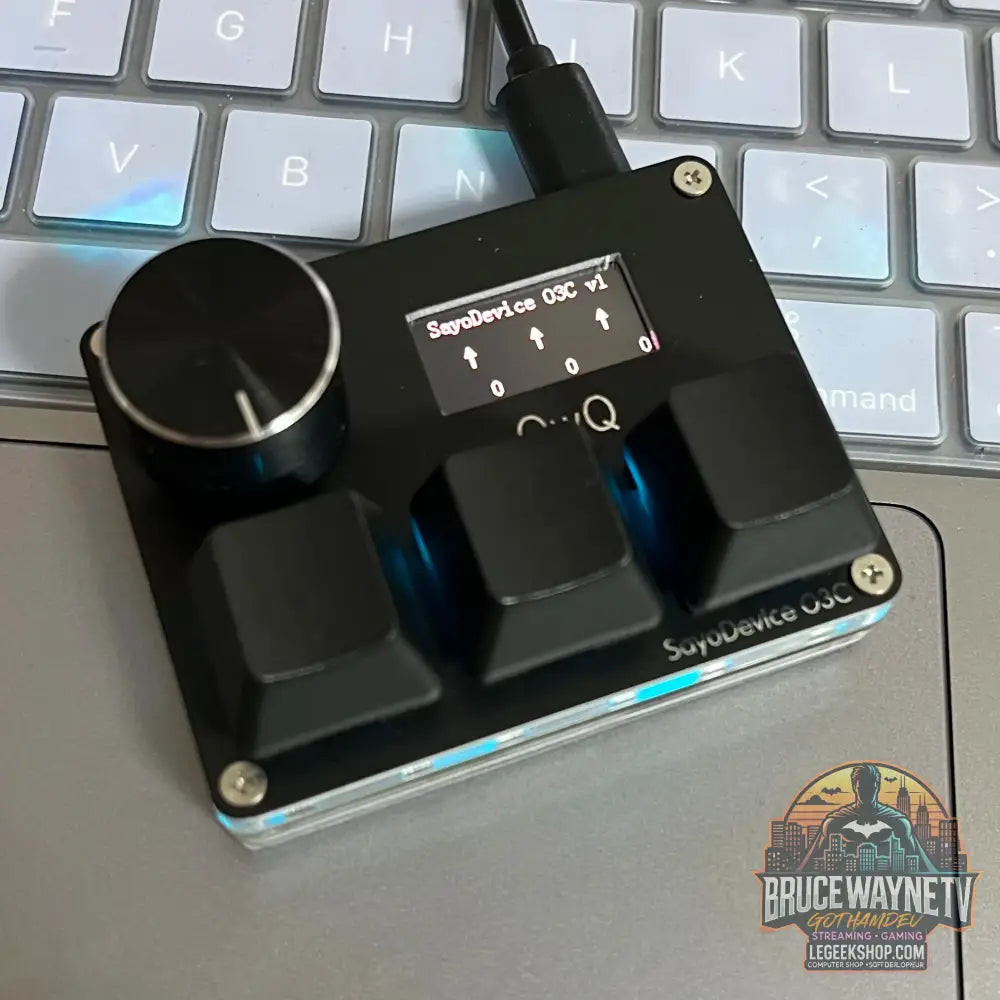 🎮 Mini Clavier Mécanique SayoDevice – Switchs Magnétiques Roses | Écran IPS & Ultra-Réactivité - Legeekshop