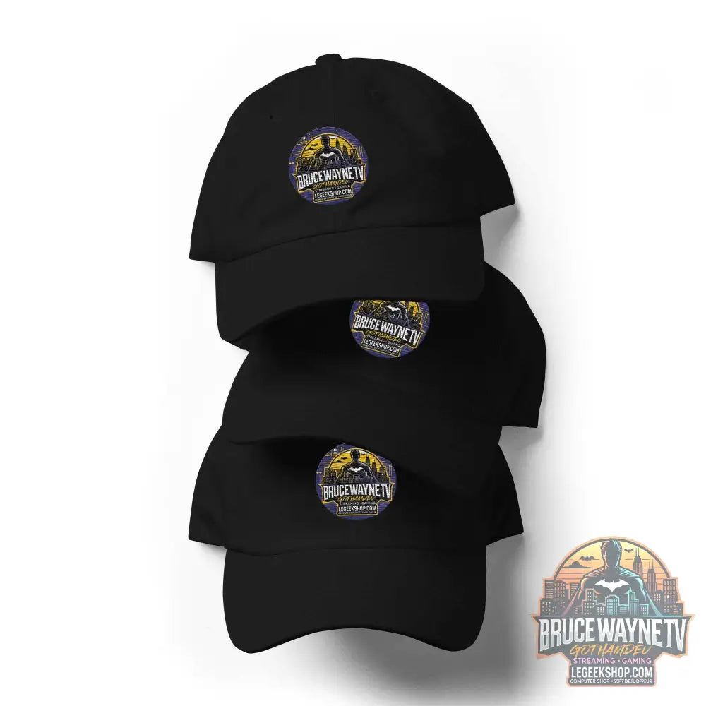 Casquette Bruce Wayne TV Noir Unisexe - Legeekshop