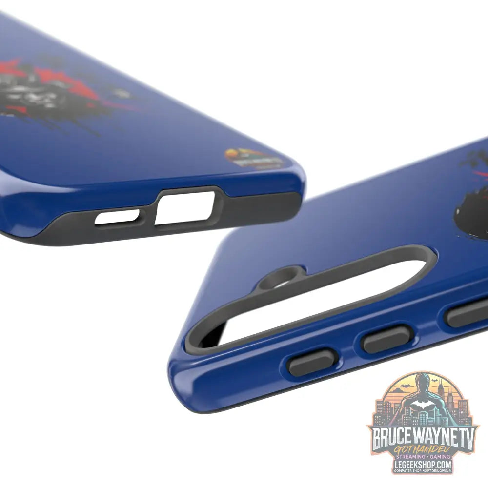 📱 samurai phone case Bleue foncé – coque renforcée Pixel & Galaxy 📱 - Phone Case