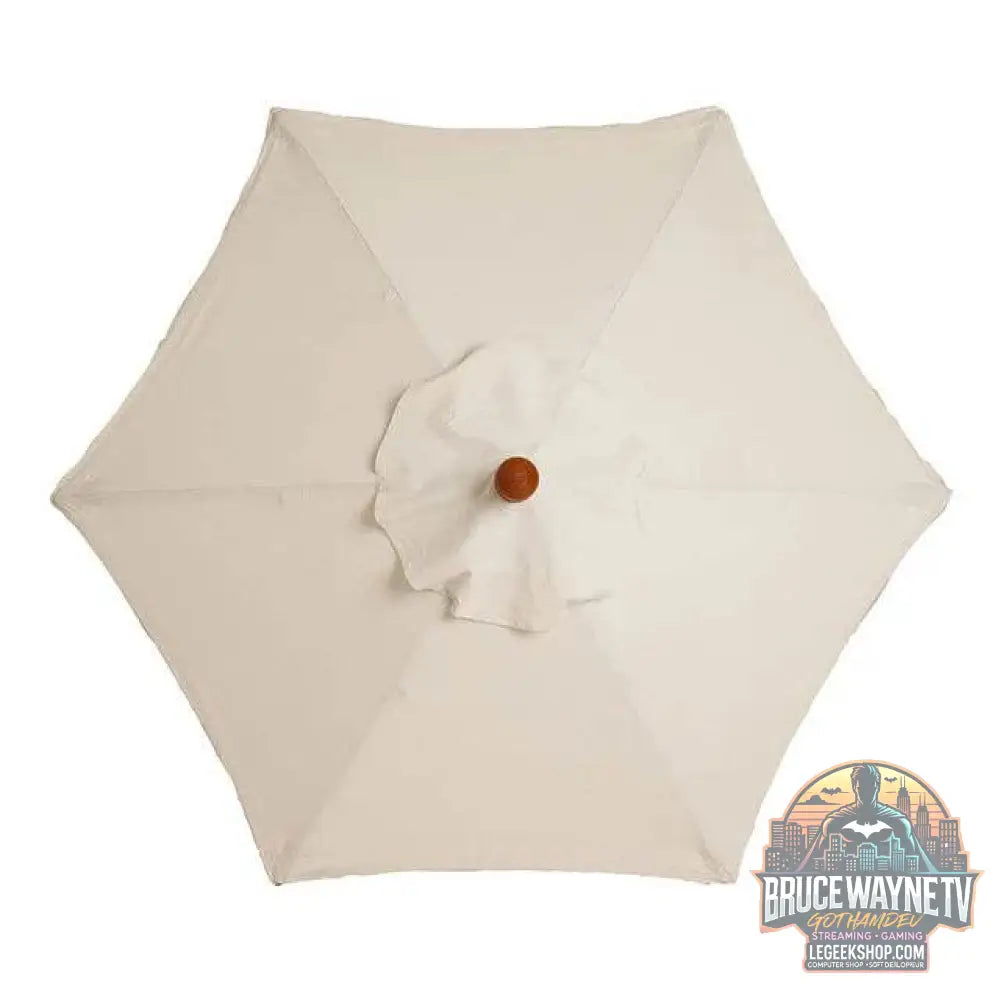 ☀️ Tissu de remplacement pour parasol – 6/8 nervures, polyester imperméable UV30+ - Legeekshop
