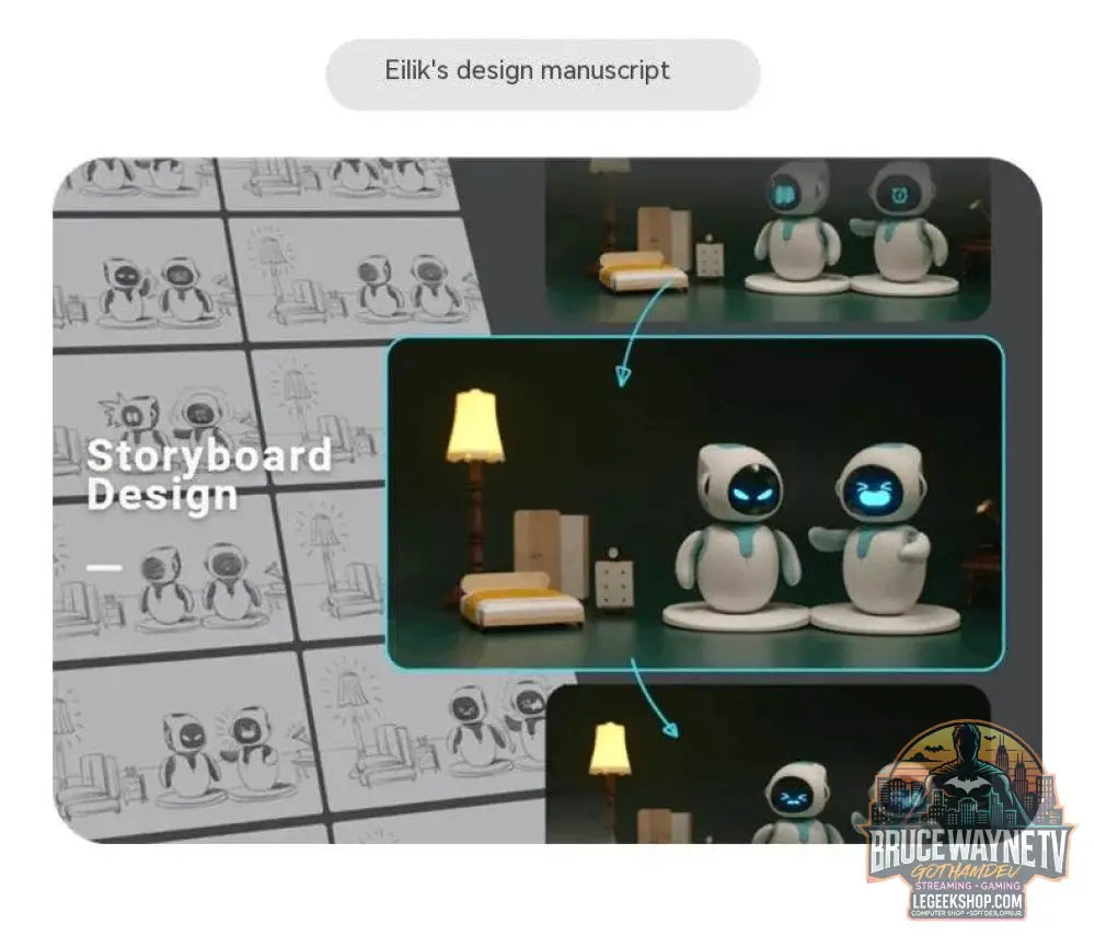 🤖 Eilik – Robot compagnon intelligent avec interaction émotionnelle AI - Legeekshop
