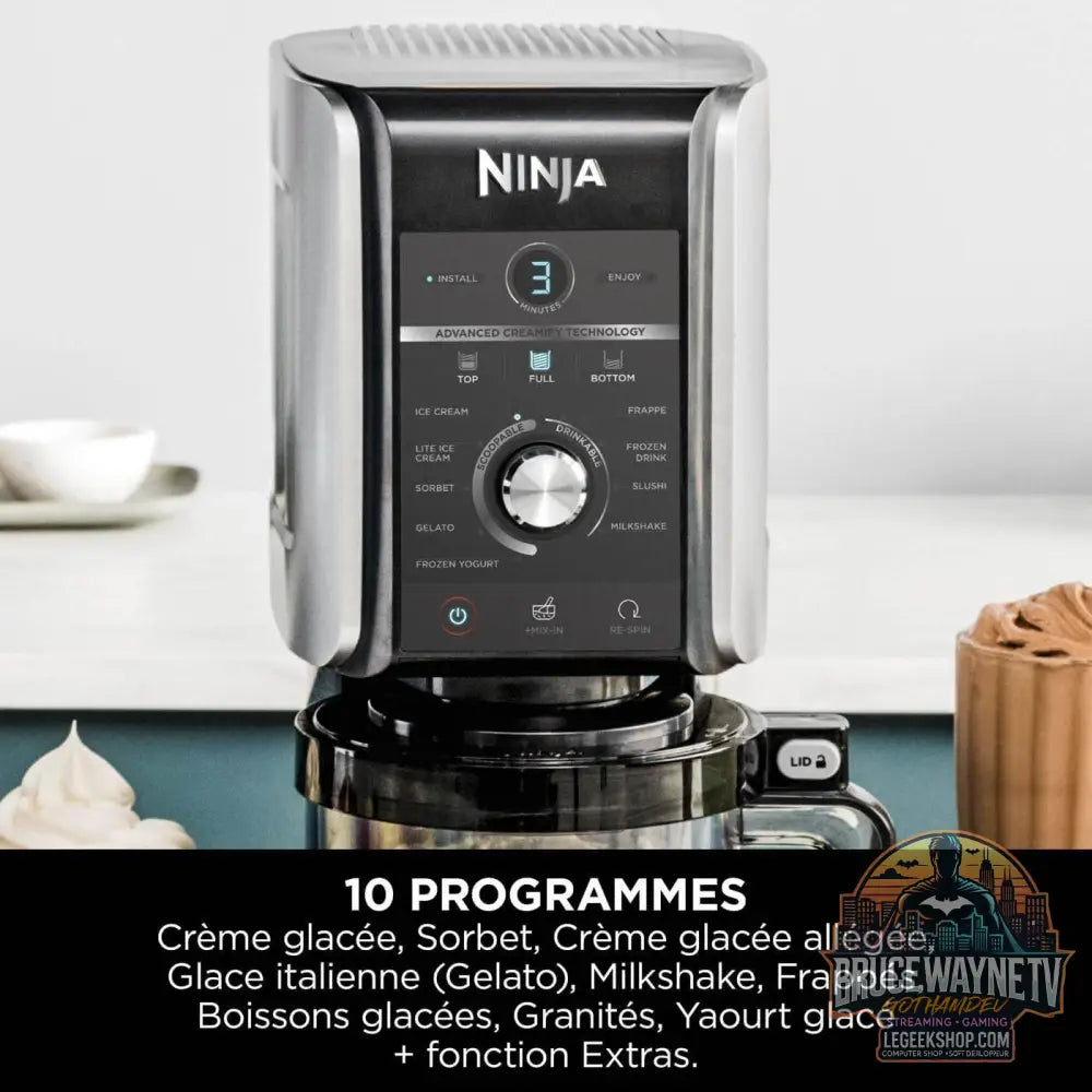 🎮 Ninja CREAMi Deluxe NC501EU – Machine à Glace & Frozen Yogurt 🎮 - Legeekshop