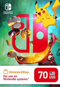 Nintendo eShop Card 70 USD - Nintendo eShop Key - NORTH AMERICA