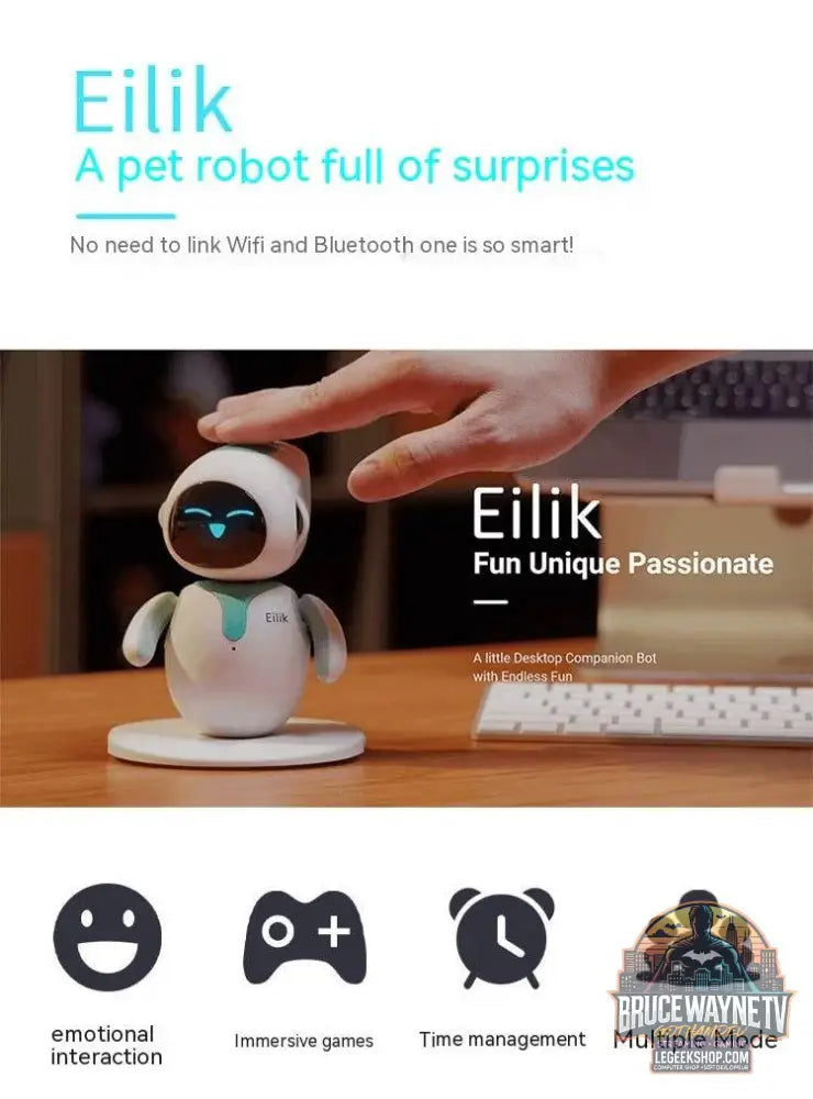 🤖 Eilik – Robot compagnon intelligent avec interaction émotionnelle AI - Legeekshop