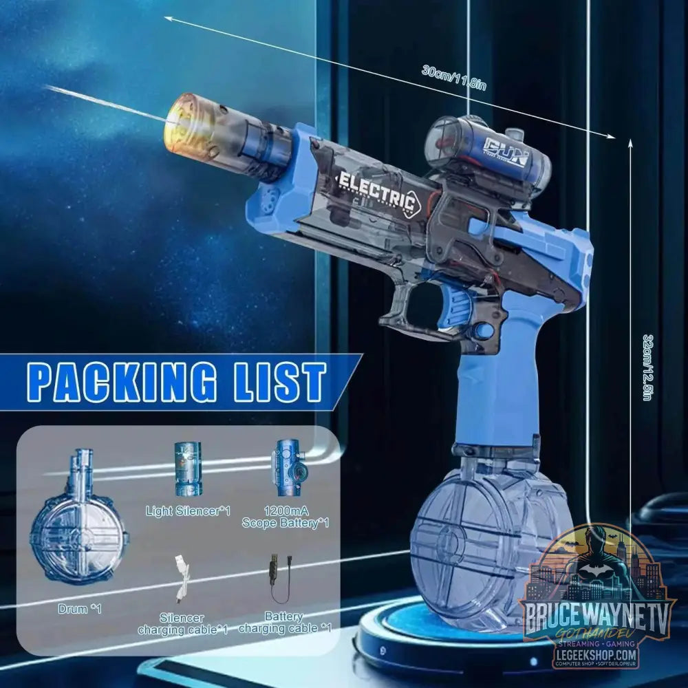 🔥 Pistolet à eau MK3 – Simulation tir de flammes & recharge automatique - Legeekshop