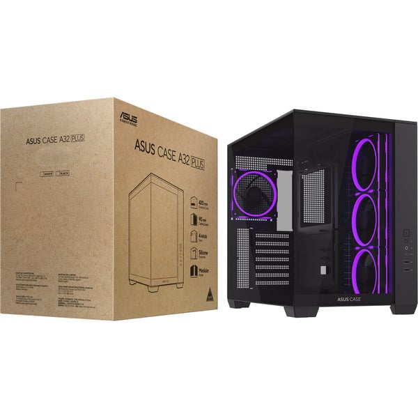 ASUS A32 PLUS ARGB, Tower-Gehäuse - ASUS - vue 16