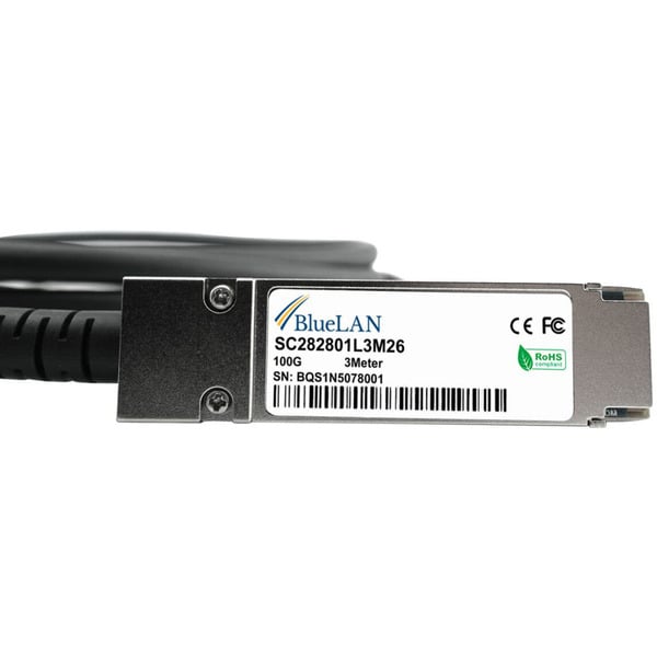 € 81,43 BlueOptics BlueLAN Direct Attach câble kompatibel zu Huawei QSFP28-100G-CU3M - BlueOptics - vue 3