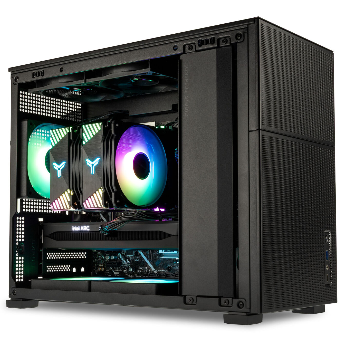 Gaming-PC BreezeBox, Intel Core Ultra 7 265k, Intel Arc B580 12GB - Fertig PC - King Mod Systems - vue 5
