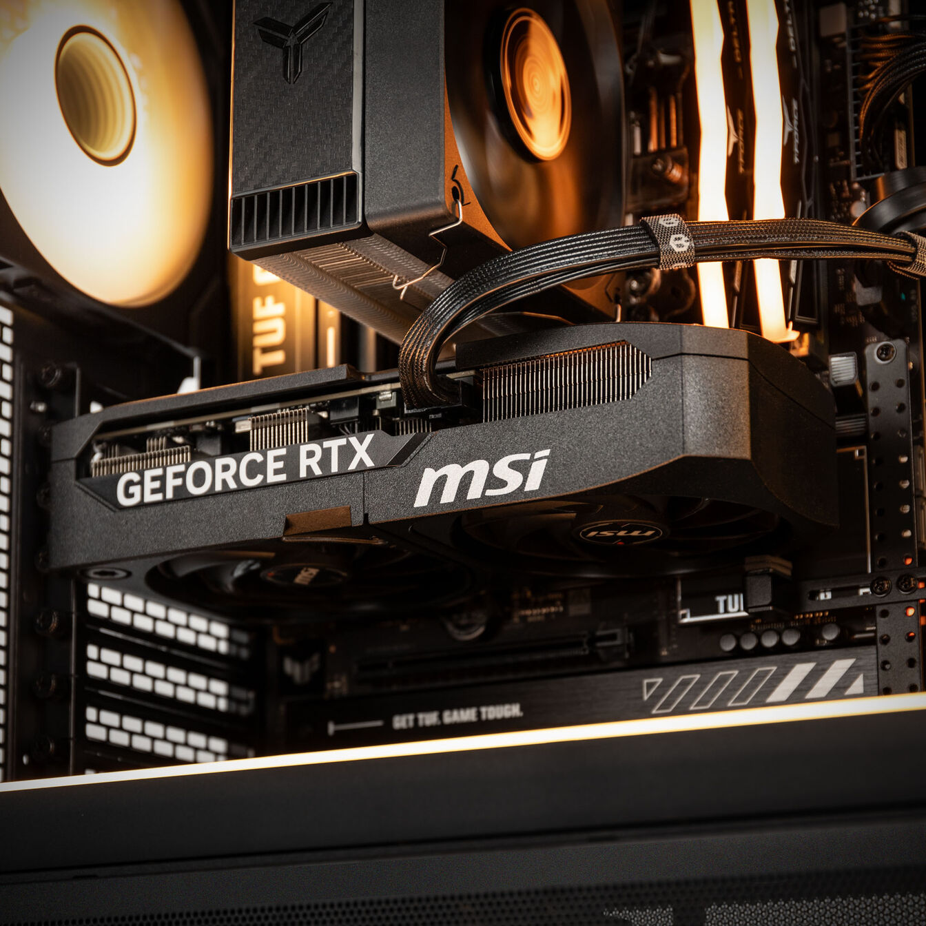 KingForge Gaming-PC Gold, AMD Ryzen 5 7500X3D, RTX 5070, Phanteks Eclipse G400A – Fertig-PC avec Windows - King Mod Systems - vue 7