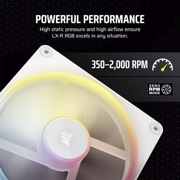Corsair iCUE LINK LX140-R RGB PWM Reverse, Gehäuselüfter - Corsair - vue 8
