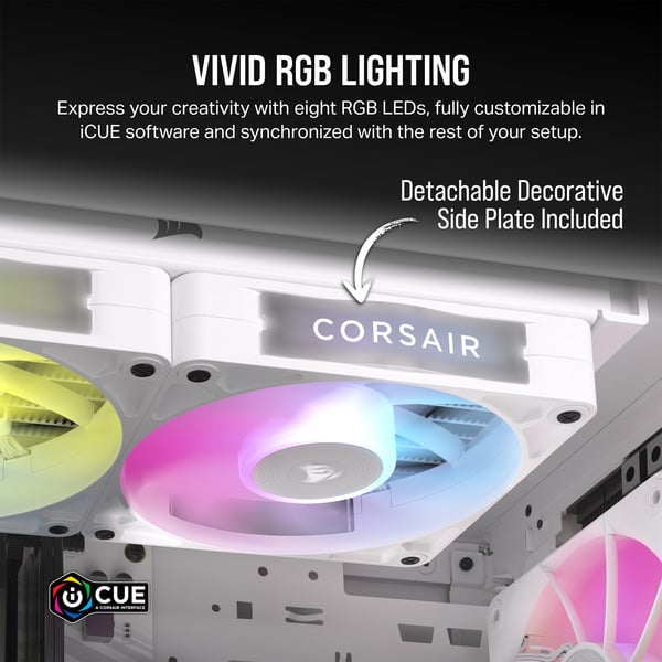 Corsair iCUE LINK RX120 RGB Triple, Gehäuselüfter - Corsair - vue 6
