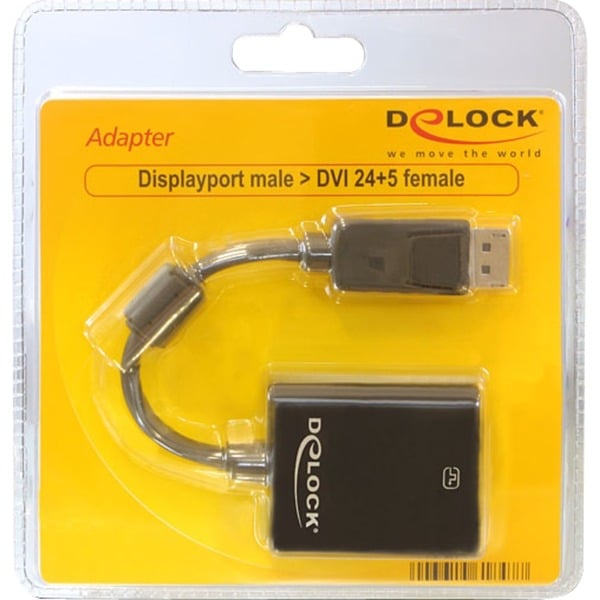 (€ 96,08 / 1 m) DeLOCK Adapter Displayport-Stecker > DVI-I-Buchse - DeLOCK - vue 2