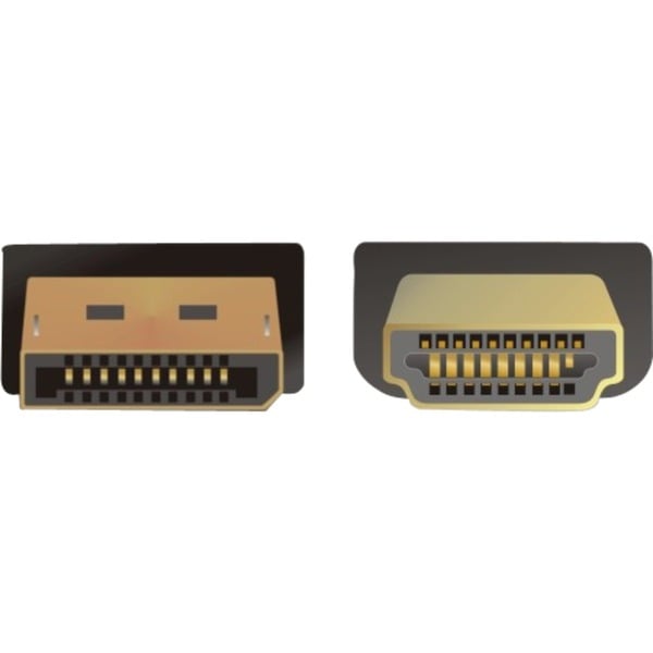 DeLOCK Adapterkabel DisplayPort-Stecker > HDMI-Stecker - DeLOCK - vue 2
