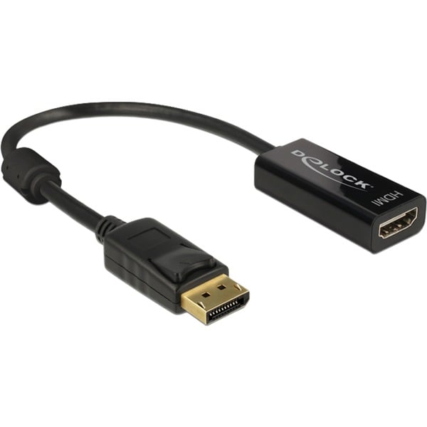 DeLOCK DisplayPort 1.2 St > HDMI Bu 4K, Adapter - DeLOCK