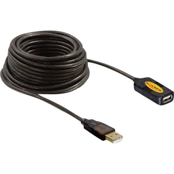 DeLOCK USB 2.0 Aktivverlängerungskabel, USB-A Stecker > USB-A Buchse - DeLOCK