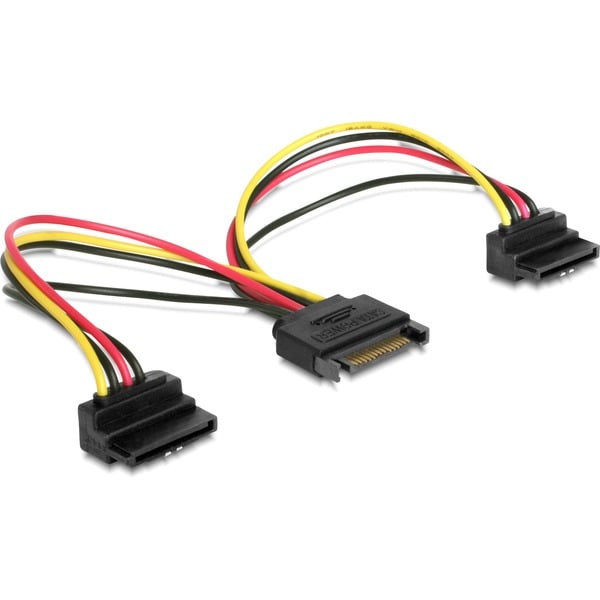 DeLOCK Y-câble Power SATA 15 Pin > 2 x SATA HDD - DeLOCK