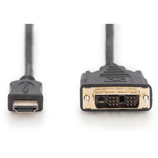 (€ 1,43 / 1 m) Digitus Adapterkabel HDMI > DVI-D - Digitus - vue 2