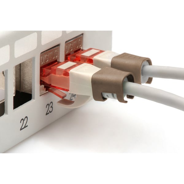 (€ 0,09 / pièces) Digitus Farbclips pour Patchkabel, Kabelclip - Digitus - vue 5