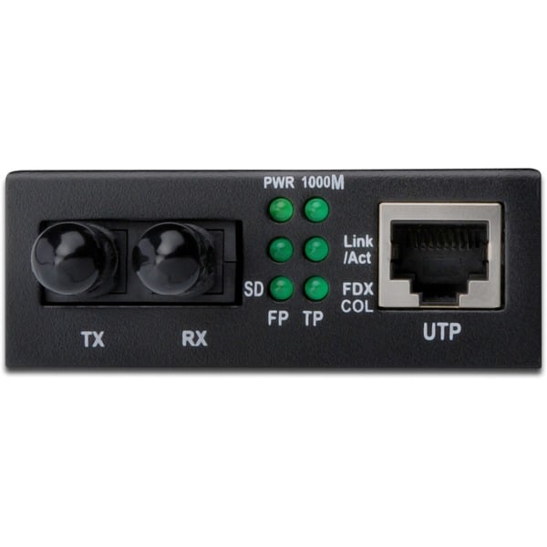 Digitus Fast Ethernet Medienkonverter RJ-45 auf ST-Duplex - Digitus - vue 3