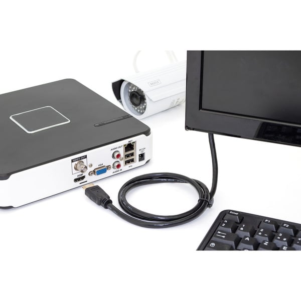 (€ 1,23 / 1 m) Digitus HDMI Premium High Speed Anschlusskabel, avec Ethernet, UHD 4K - Digitus - vue 2