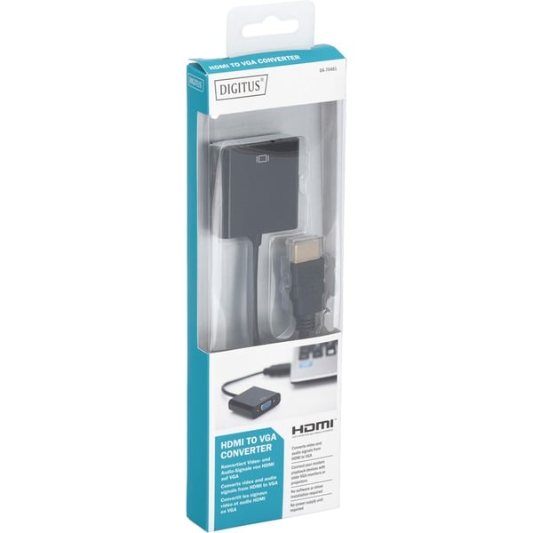 Digitus Konverter HDMI A > VGA, Adapter - Digitus - vue 3